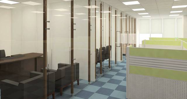 奇碁辦公家具3D模擬圖-辦公區-奇碁辦公家具